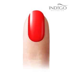 INDIGO Neon Red Nail Polish